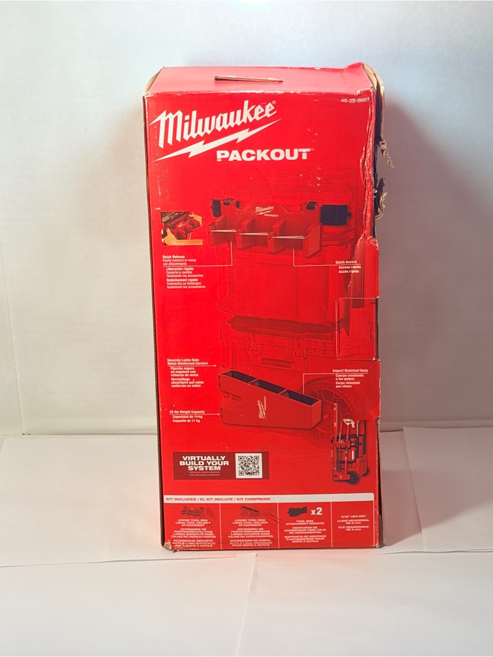 Milwaukee PACKOUT Modular Storage Tower - Red